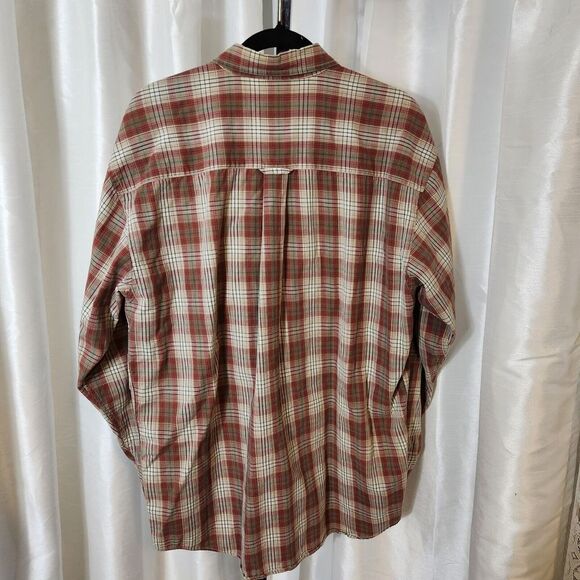 Pendleton Vintage 100% Cotton Mens Button Down Shirt Plaid Large Long Sleeve Vtg - Picture 6 of 9
